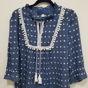 Sleeved Blouse Large